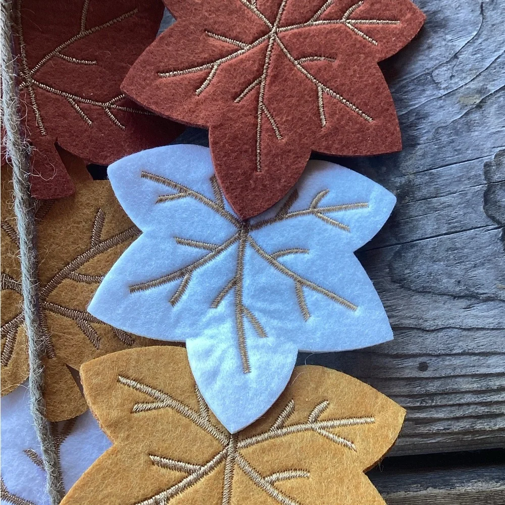 Ashland Autumn Leaf Garland - 6 feet long - Picture 2 of 3